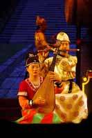Fotos fra Tang Dynastiet show i Xian, Kina